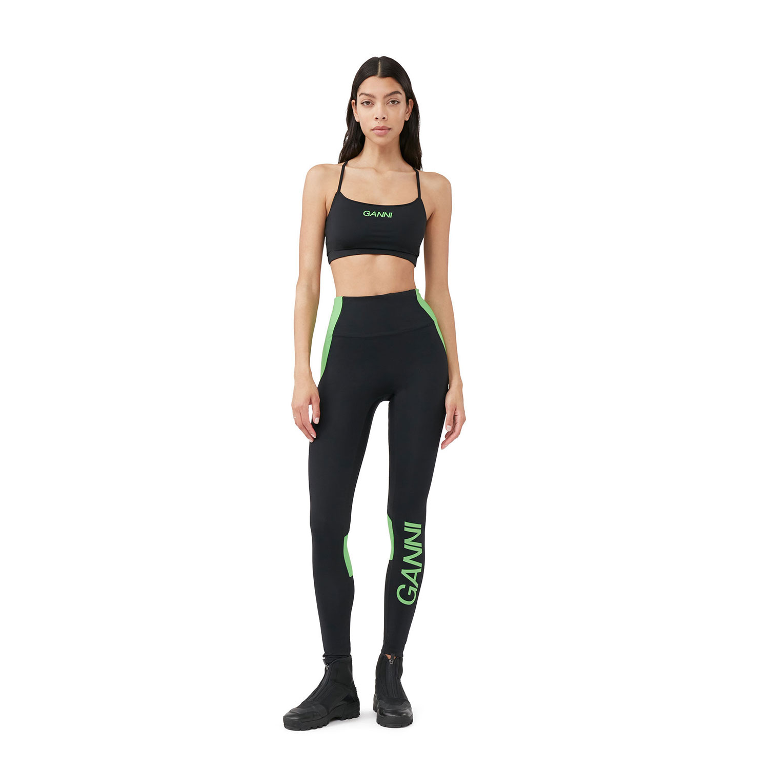 Ganni Active Leggings Black