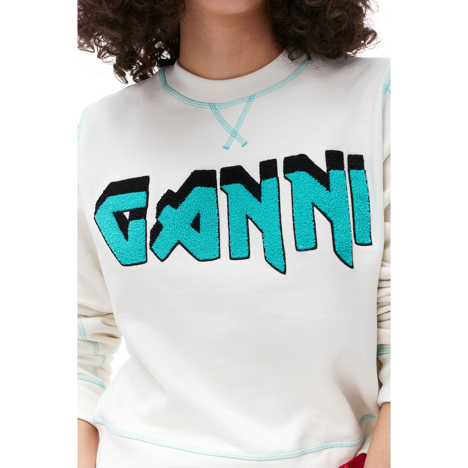 Ganni Isoli Pullover Egret