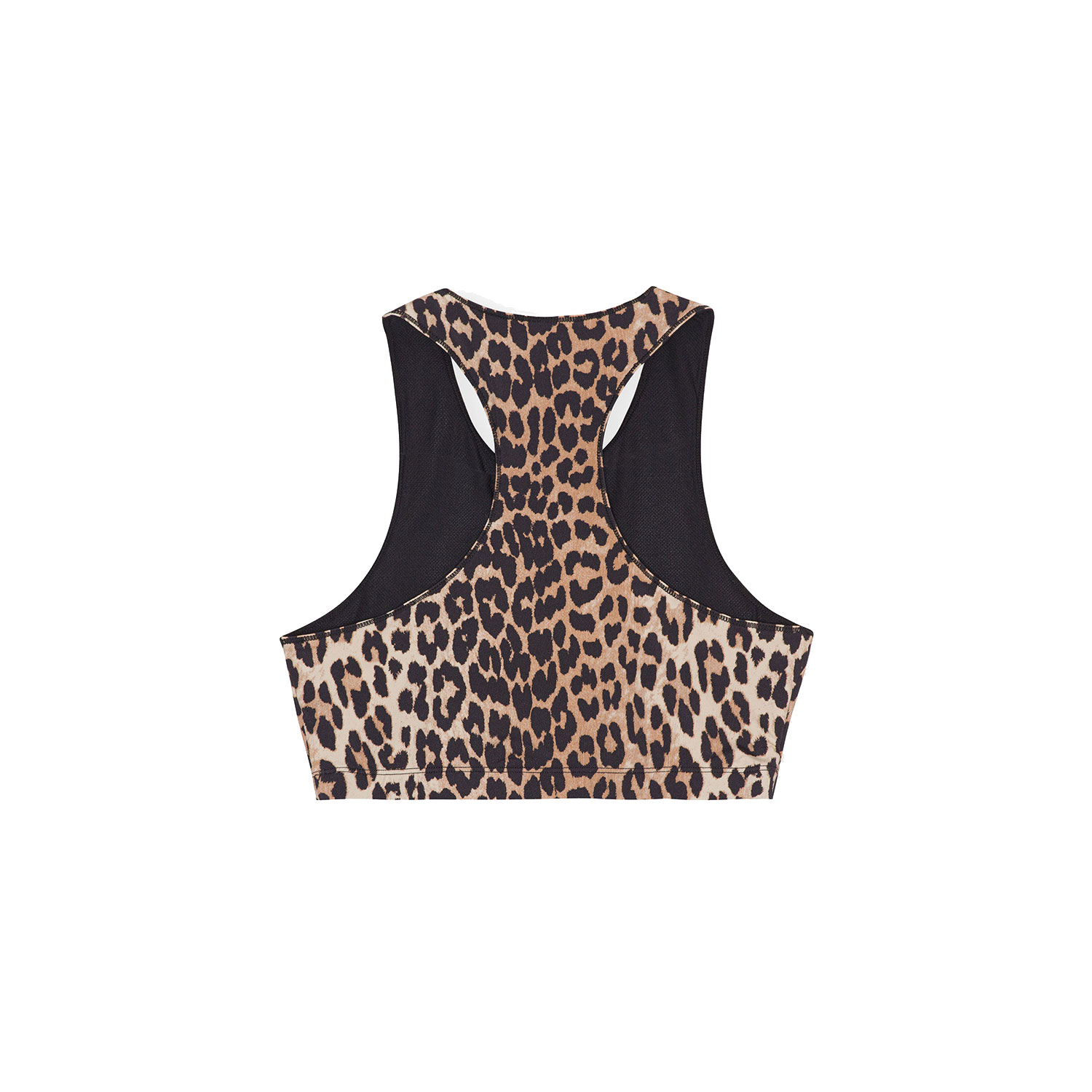 Ganni Active Ganni Top Leopard hinten