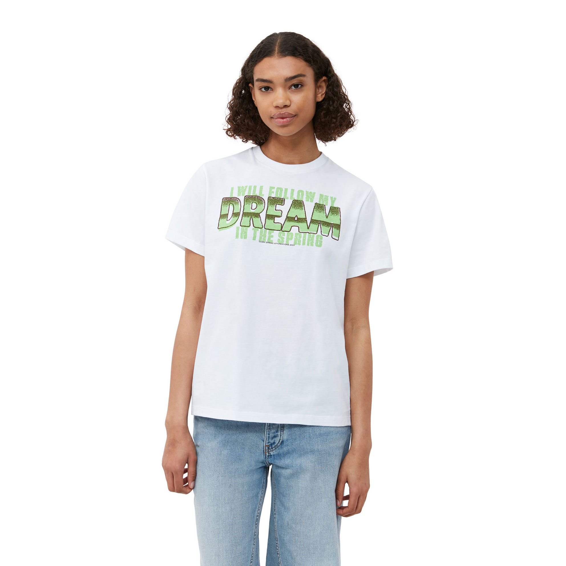 Ganni Dream T-Shirt Bright White