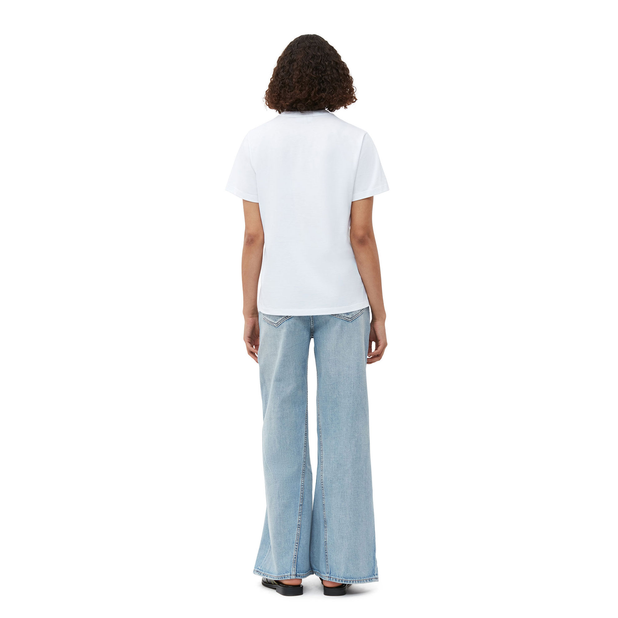 Ganni Dance Bunny T-Shirt Bright White