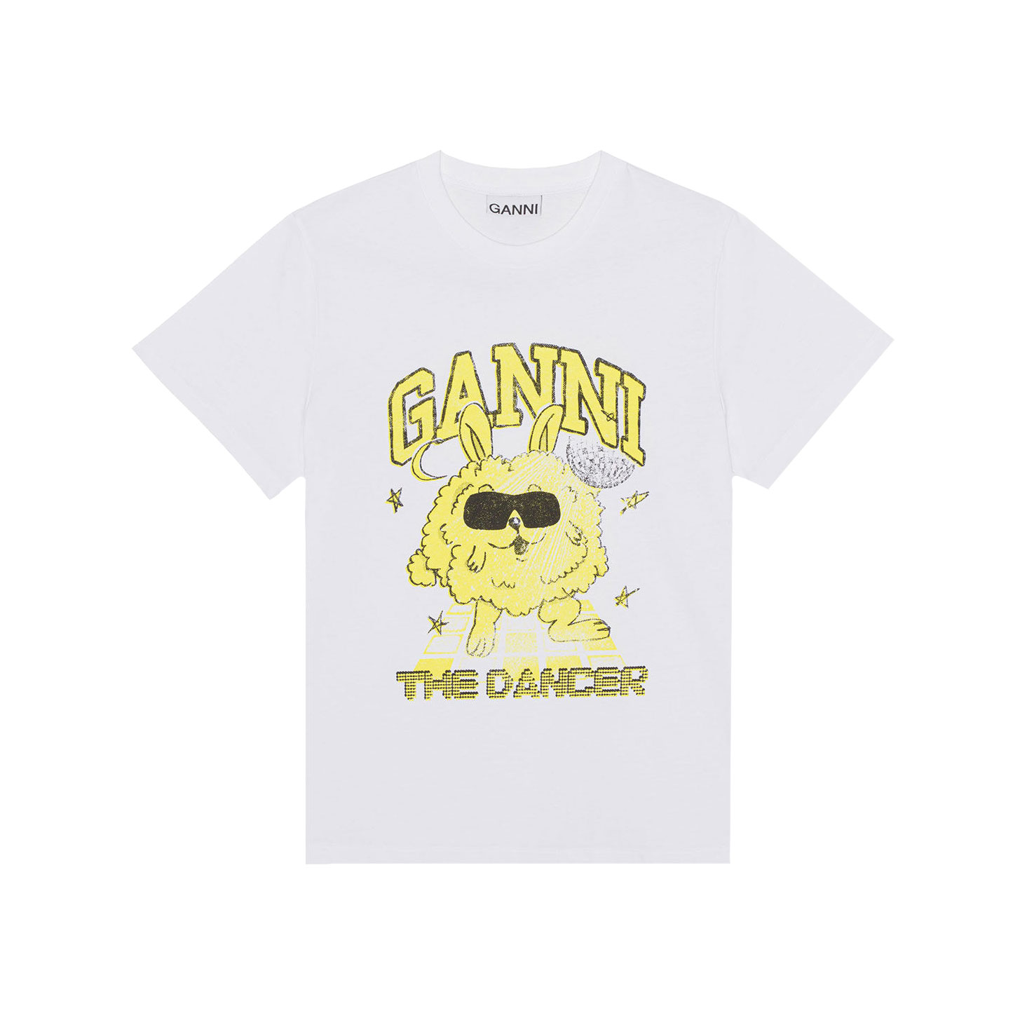 Dance Bunny T-Shirt Bright White