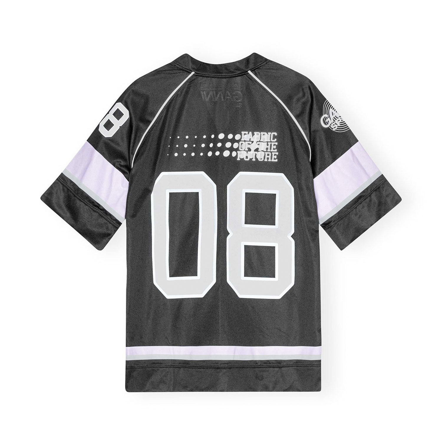 Ganni Future Mesh Oversized T-Shirt Black