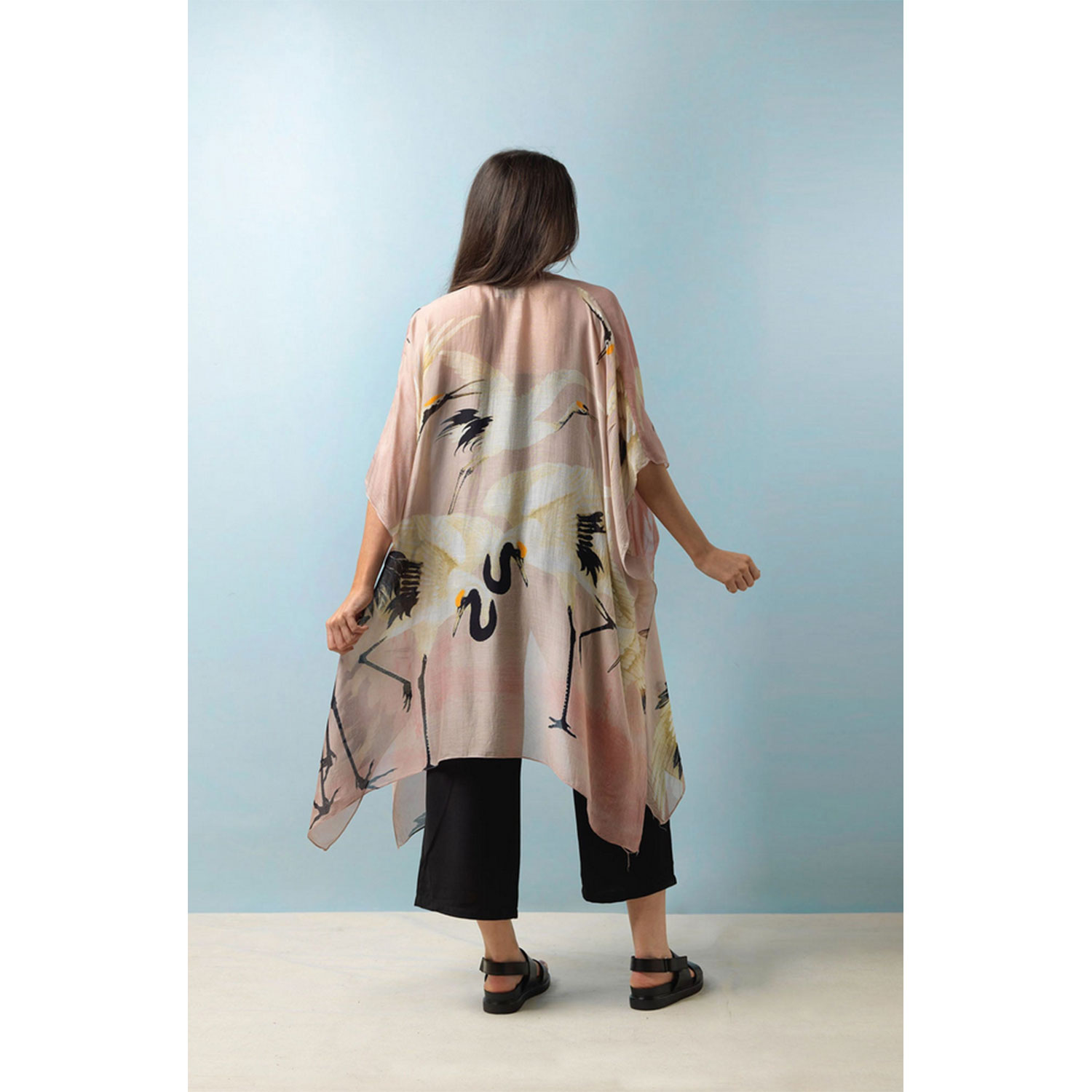 One Hundred Stars Stork Throwover Plaster Pink