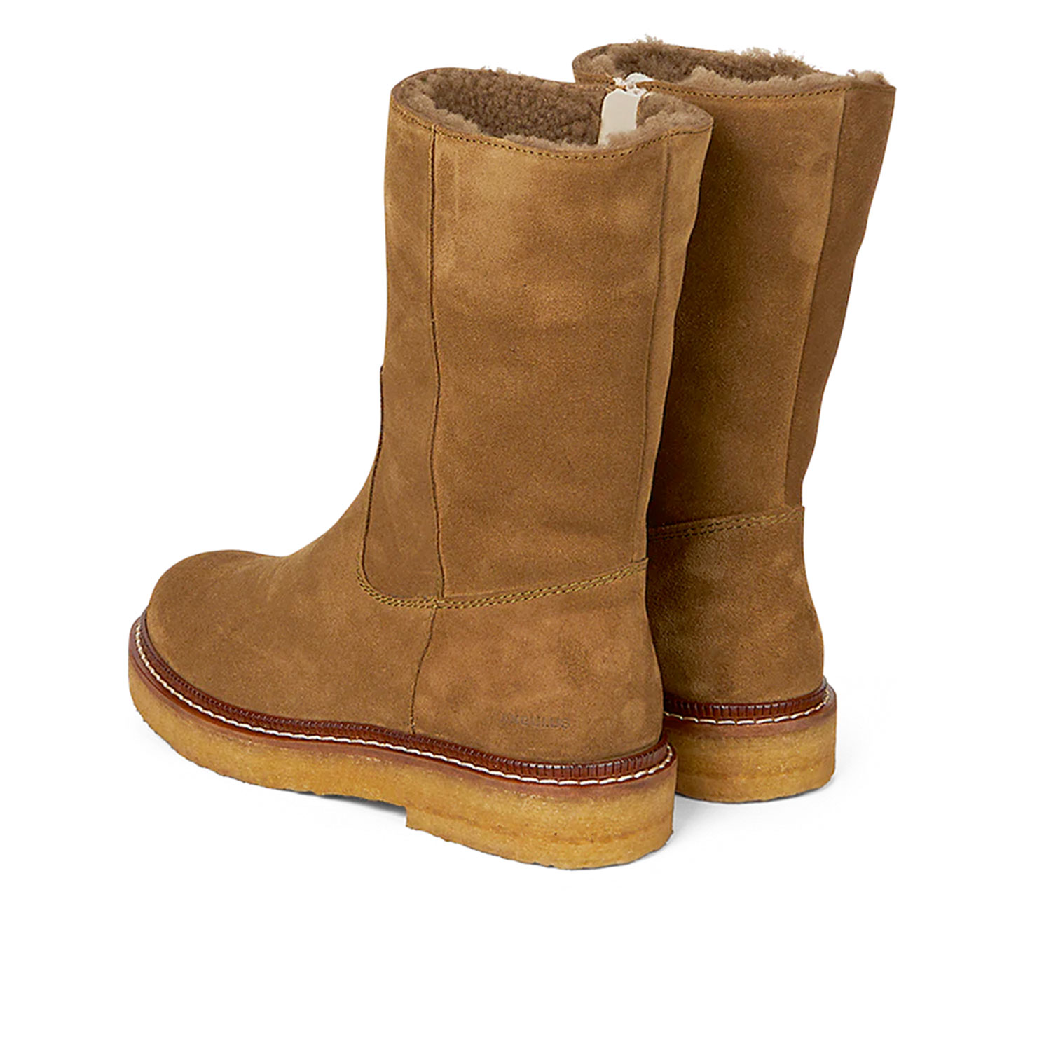 Angulus Winterstiefel mit Wollfutter Mustard