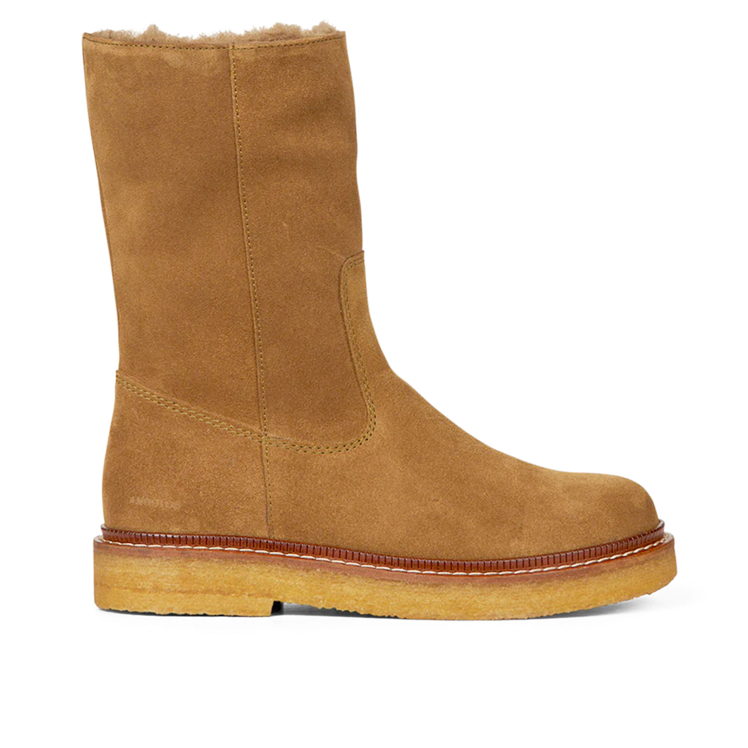 Angulus Winterstiefel mit Wollfutter Mustard