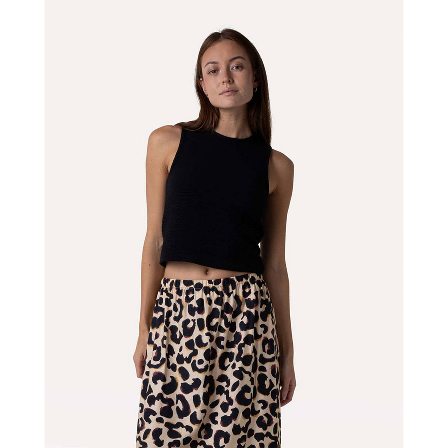 Another Label Abelia Top Black