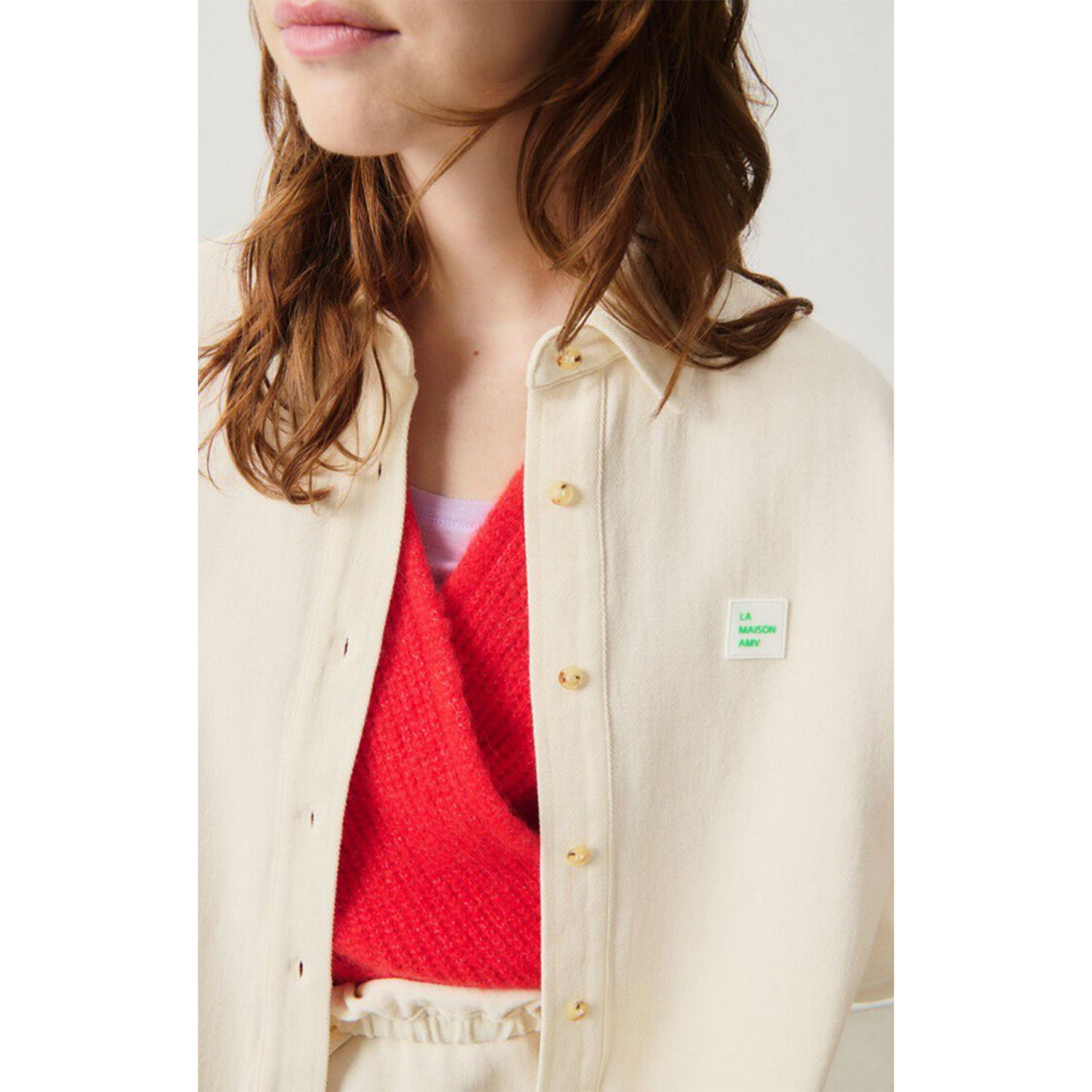 American Vintage Afaz Hemd Ecru