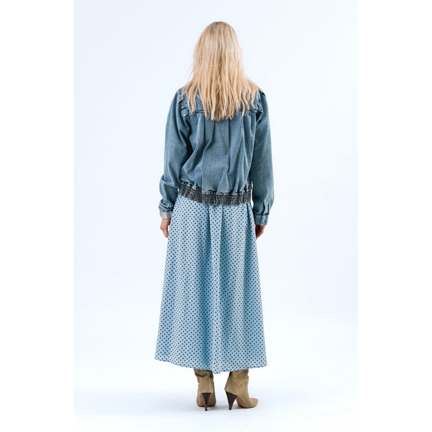 Lolly's Laundry Akane Maxi Jupe Light Blue