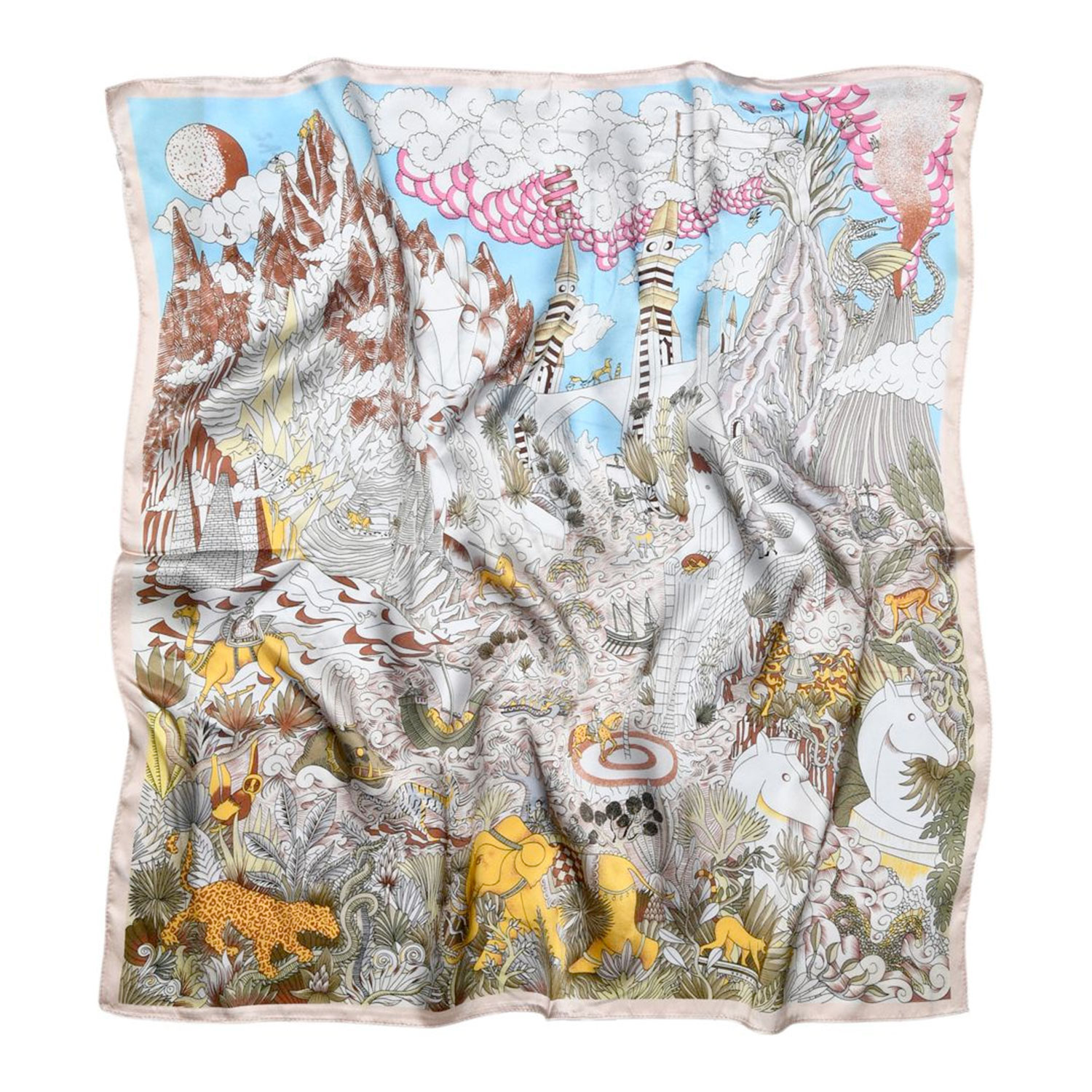 Sneaky Fox Alexa Seiden Foulard Cherry Blossom