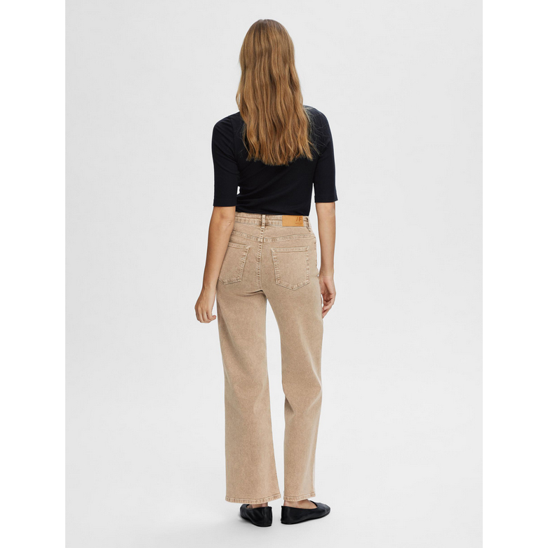 Selected Femme Alice Cora Jeans Beige Denim