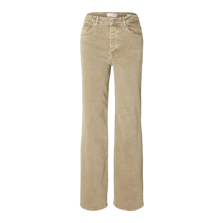 Selected Femme Alice Cora Jeans Beige Denim