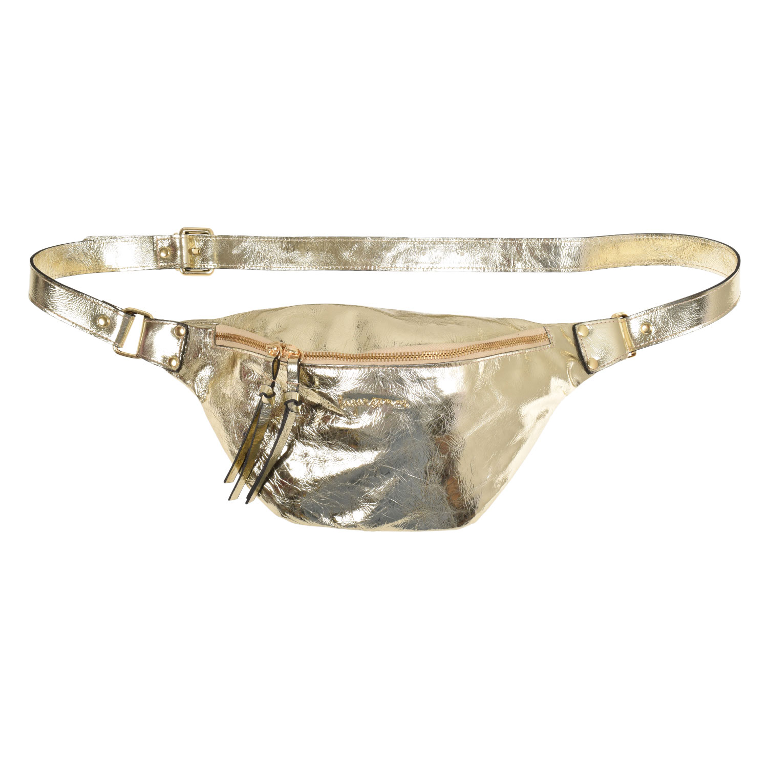 La Garçonne Accessoires Alma Deluxe Grande Bauchtasche Champagne