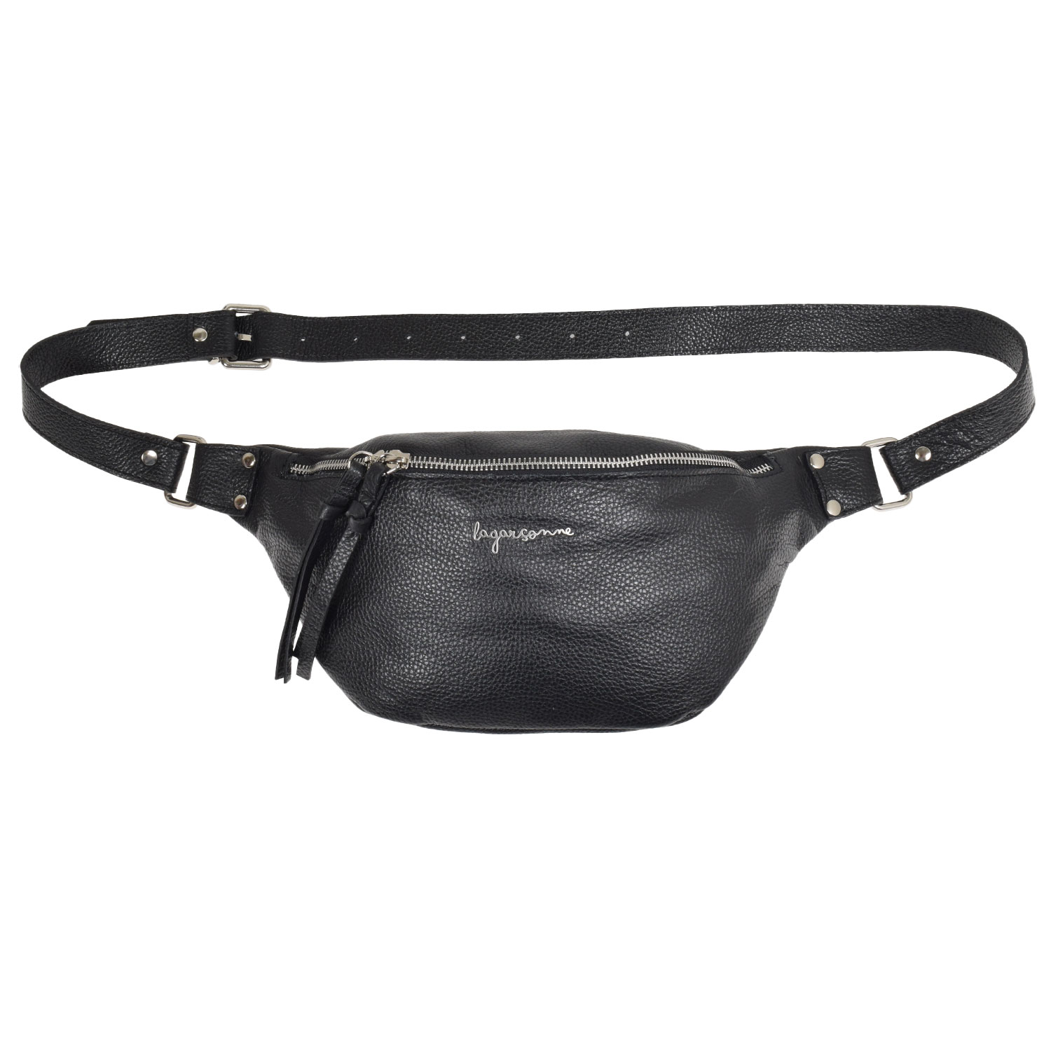 La Garçonne Accessoires Alma Deluxe Grande Bauchtasche Negro