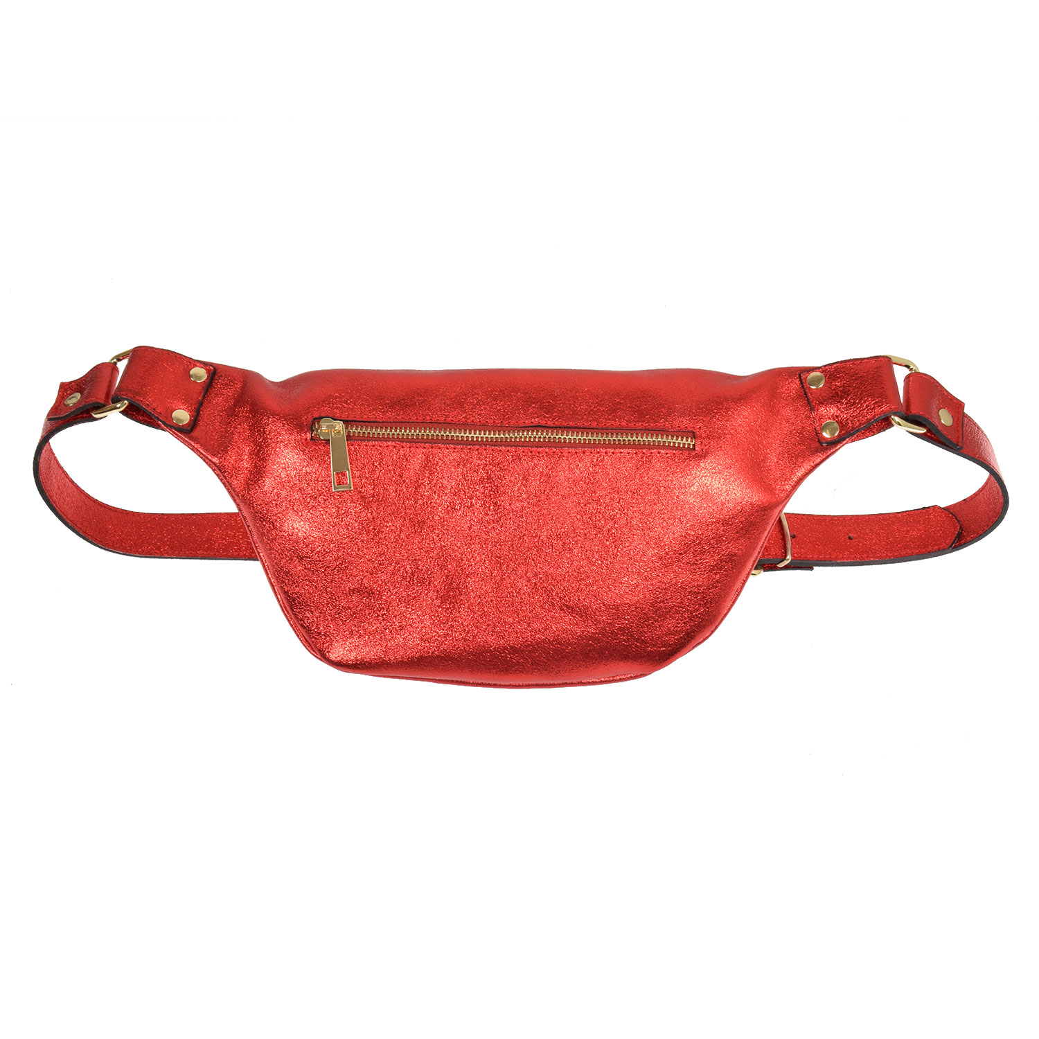 La Garçonne Accessoires Alma Grande La Garçonne Bauchtasche Rot Metalic hinten
