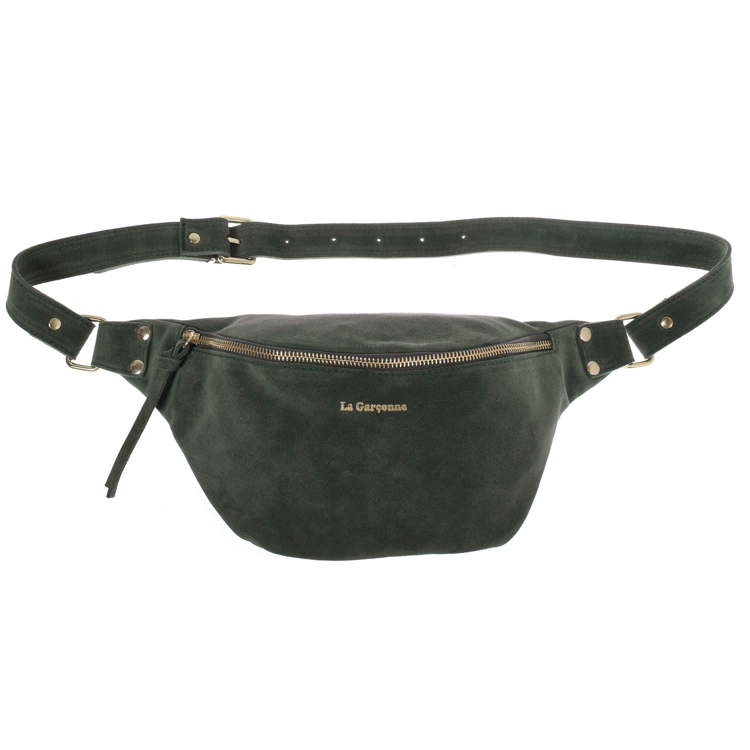 La Garçonne Accessoires Alma Grande Bauchtasche Pino