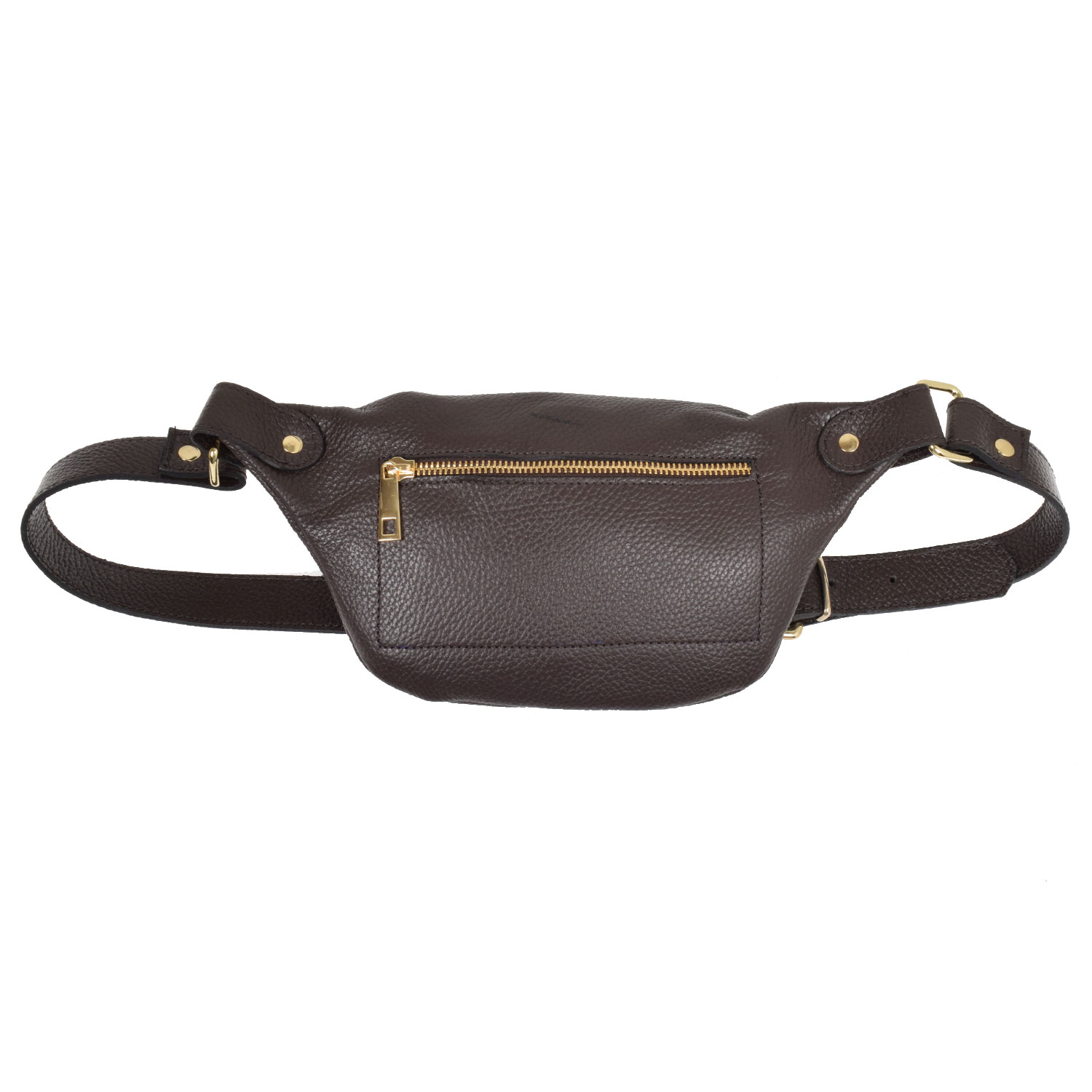 La Garçonne Accessoires Alma Petite La Garçonne Bauchtasche Dunkelbraun hinten