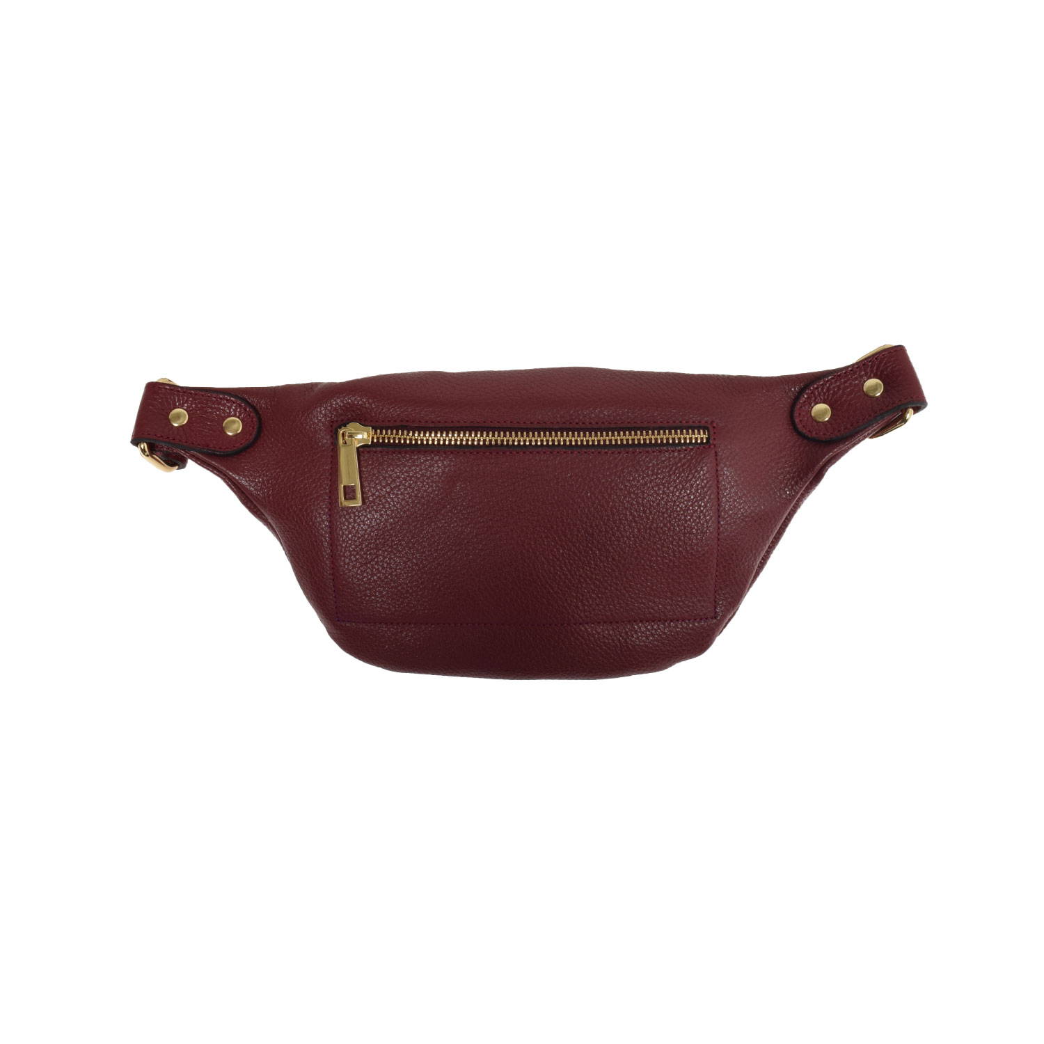 La Garçonne Accessoires Alma Petite Bauchtasche in Dunkelrot von La Garçonne Accessoires hinten