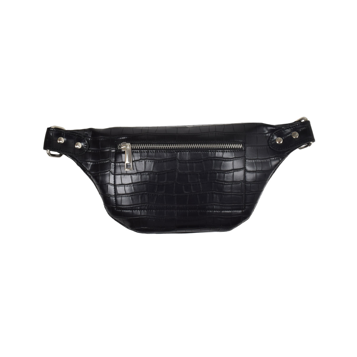 La Garçonne Accessoires Alma Petite Bauchtasche Vegan Kroko Negro