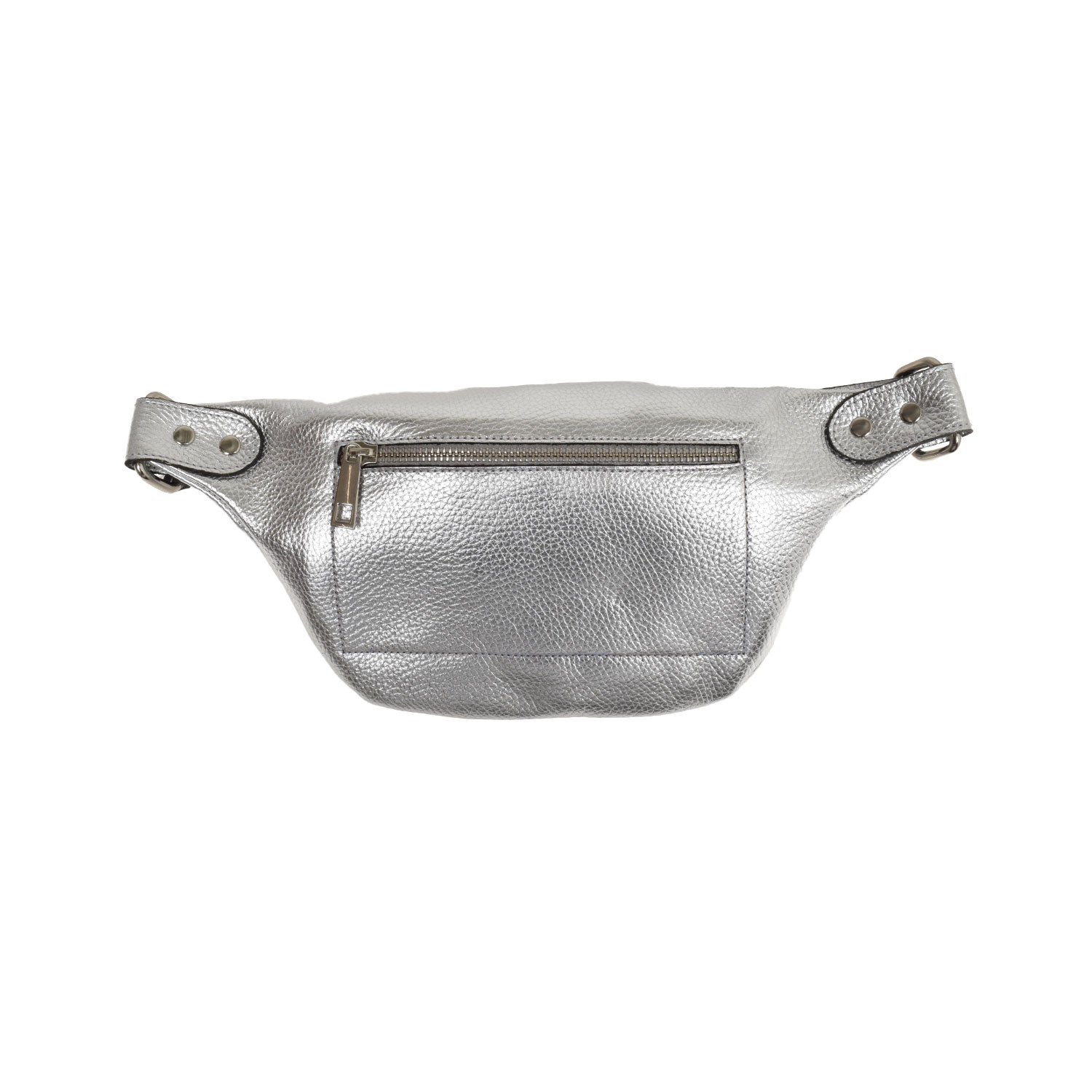 La Garçonne Accessoires Alma Petite Bauchtasche in Silber von La Garçonne Accessoires hinten