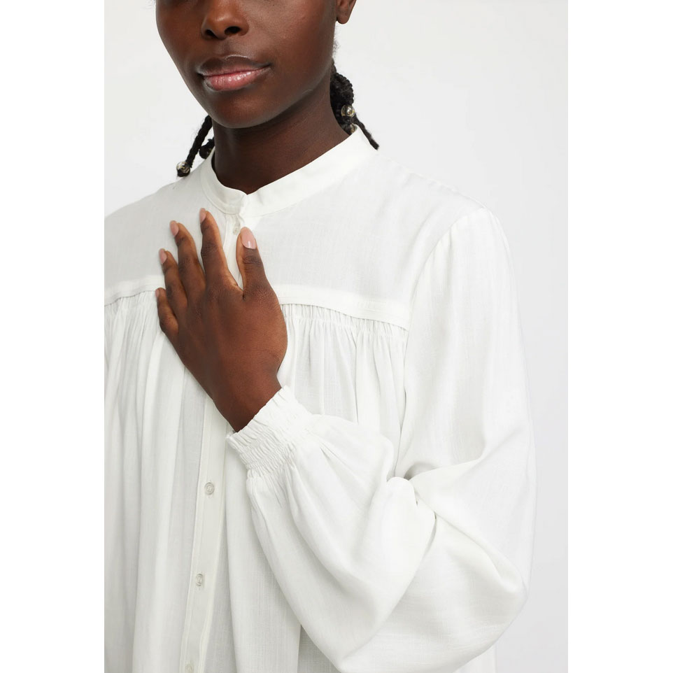 Soft Rebels Alori Soft Rebels Bluse Weiss Model Detail