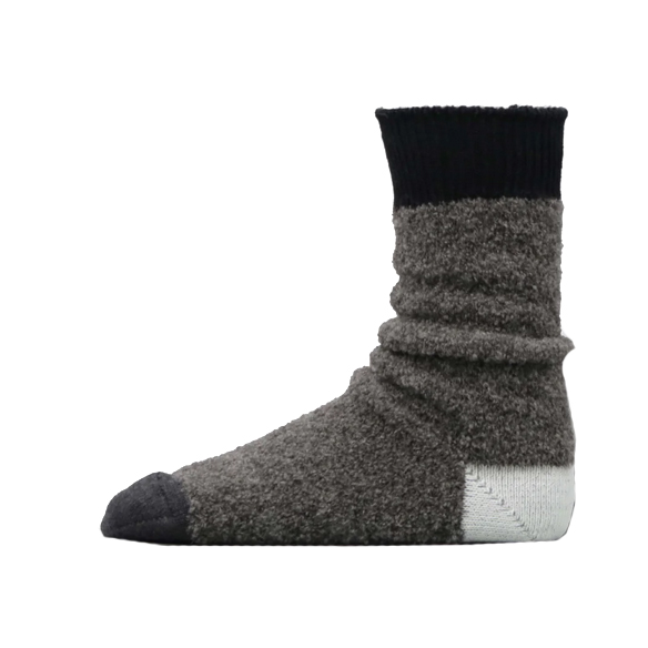 Decka Alpaca Boucle Socken Gray