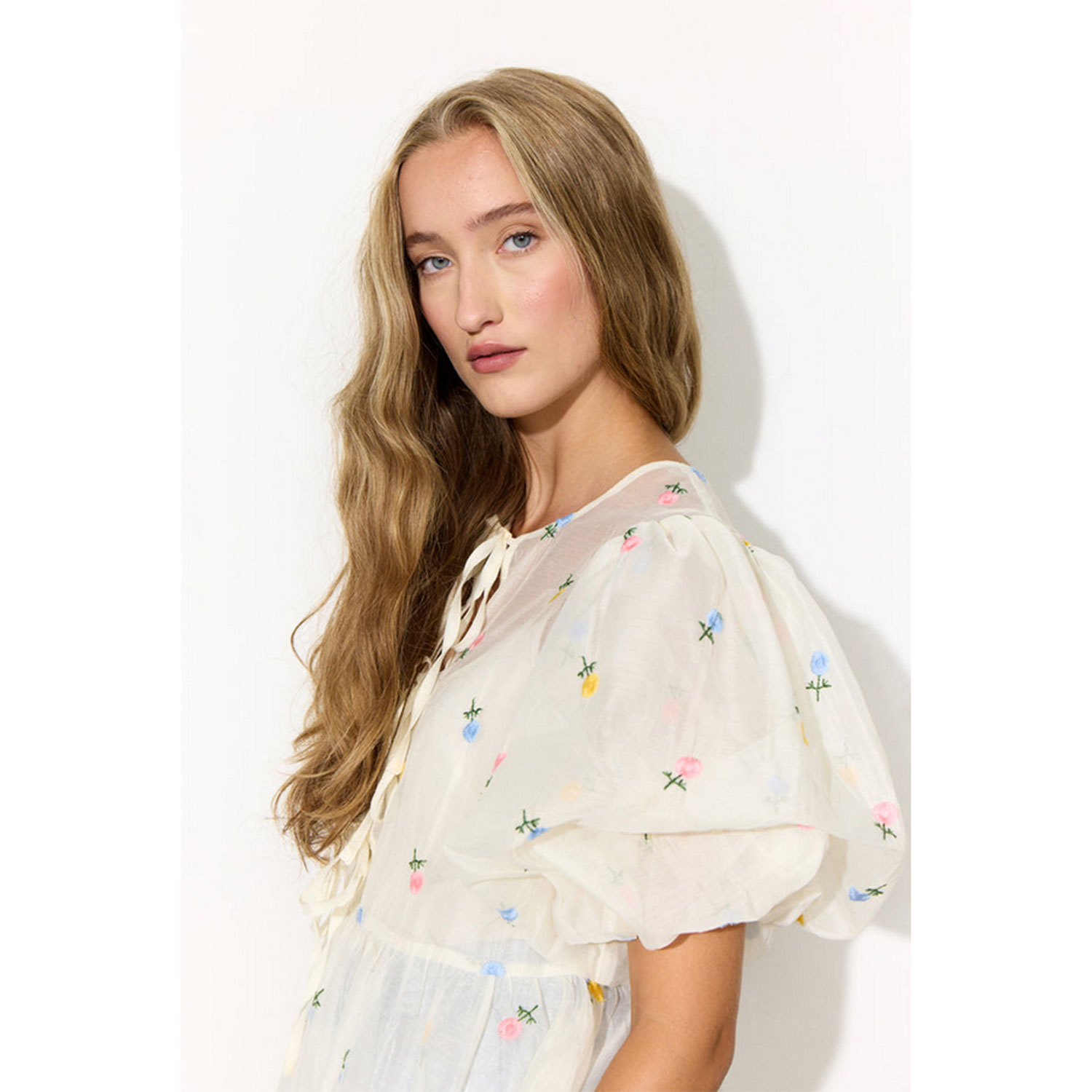 Hunkøn Amara Kleid Cream