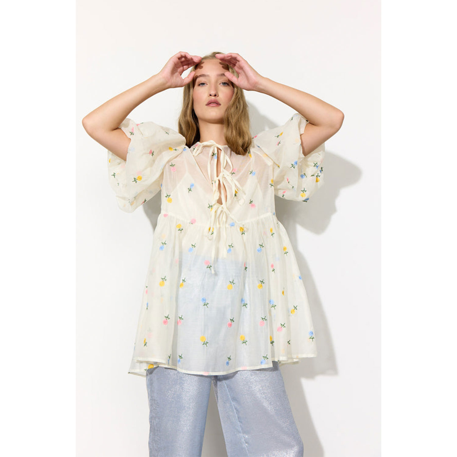 Hunkøn Amara Kleid Cream