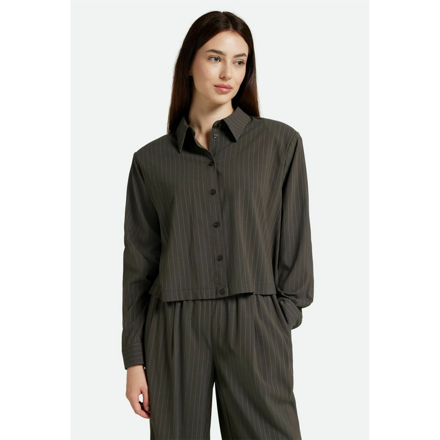 Minimum Amelias Bluse in Grau von Minimum Model vorne