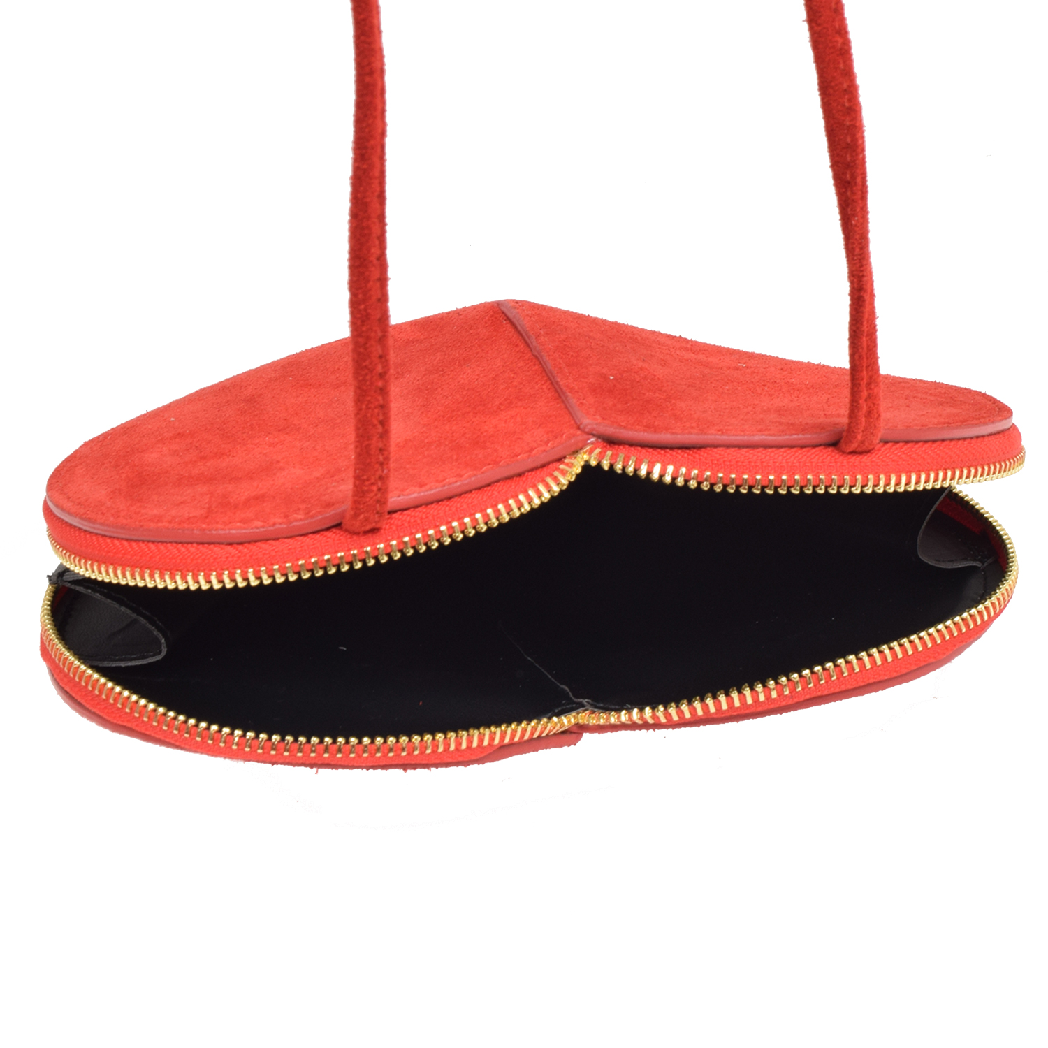 La Garçonne Accessoires Amore Tasche Suede Rosso Fuoco
