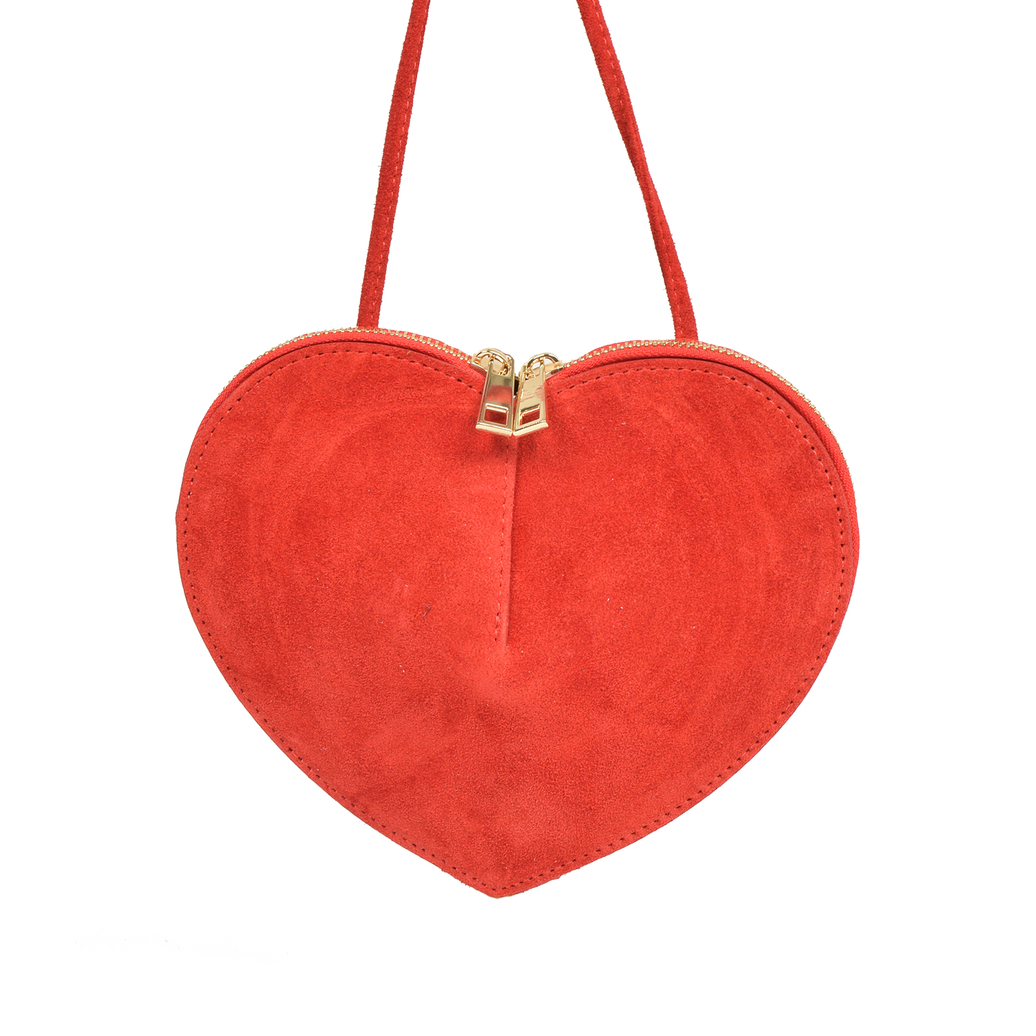 La Garçonne Accessoires Amore Tasche Suede Rosso Fuoco