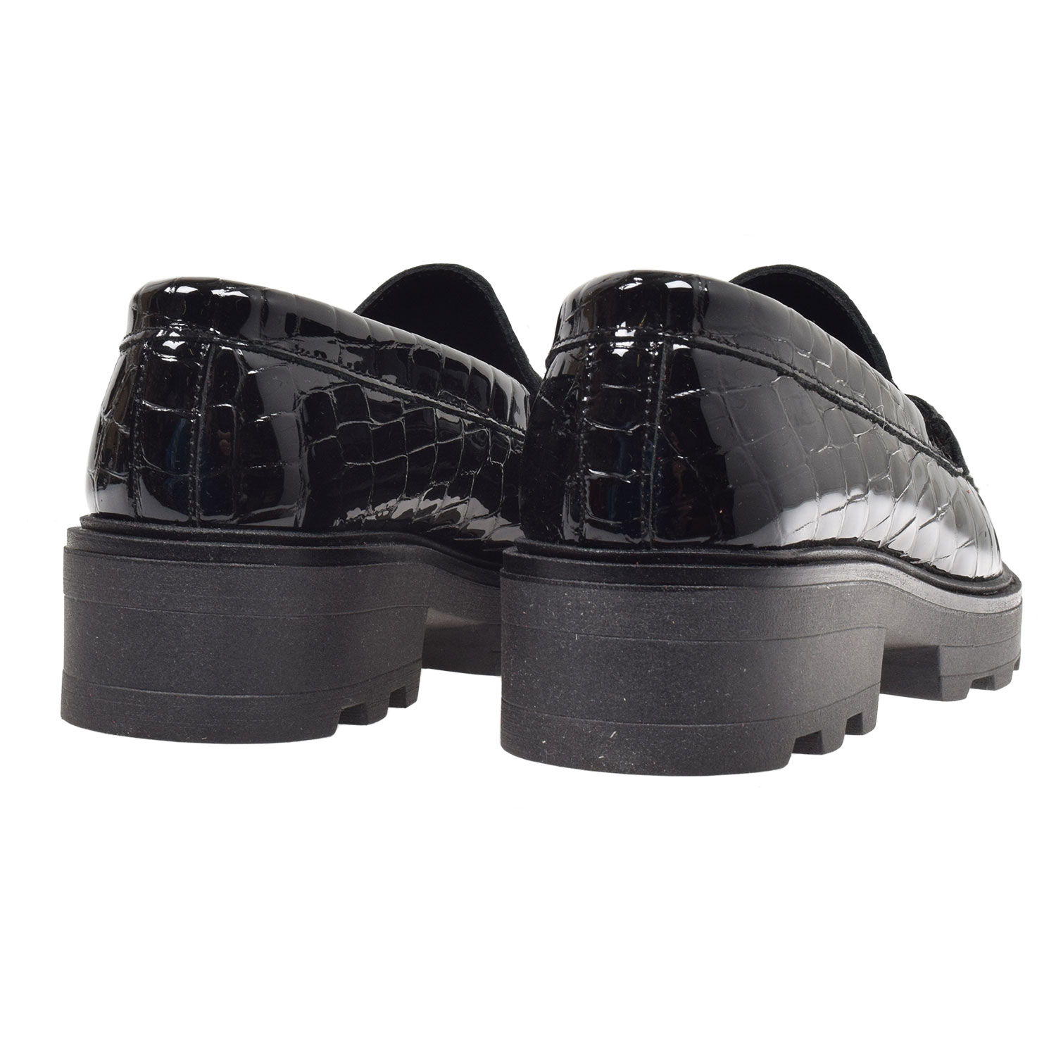 La Garçonne Andree Loafer Croco Black