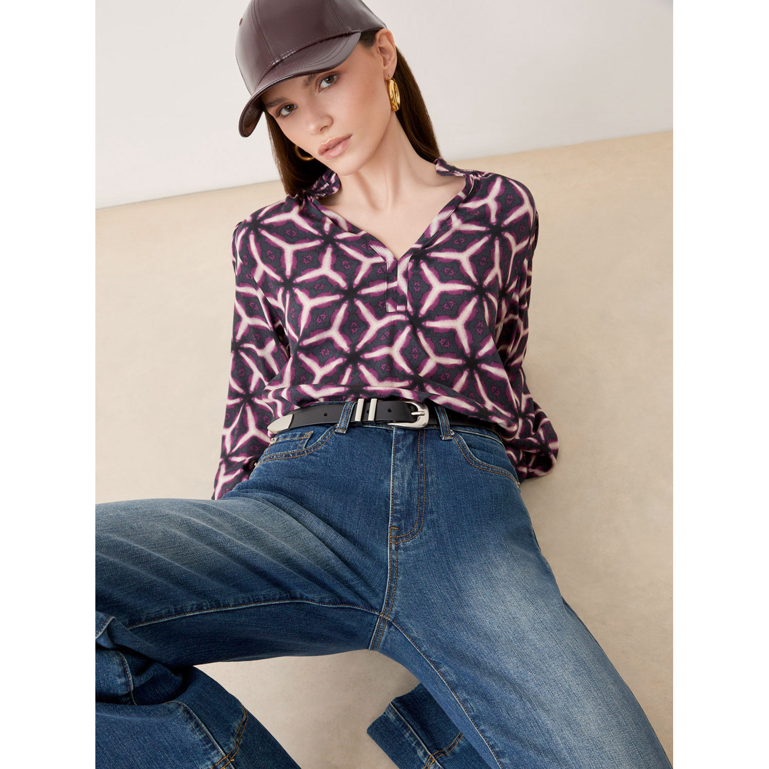 Suncoo Anily Baseball Cap Bordeaux