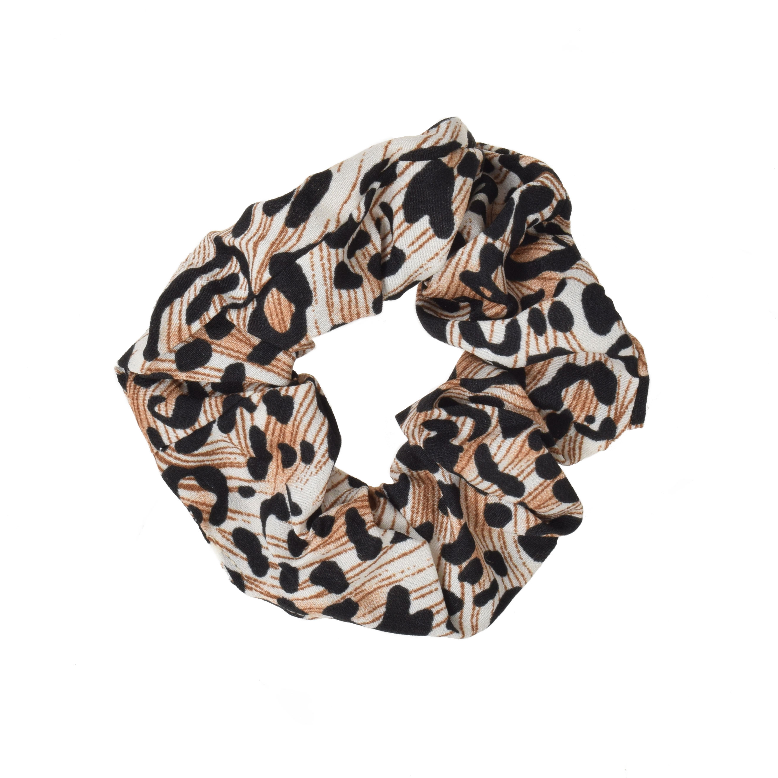 J'adore Animal Scrunchie Leo With Stripe