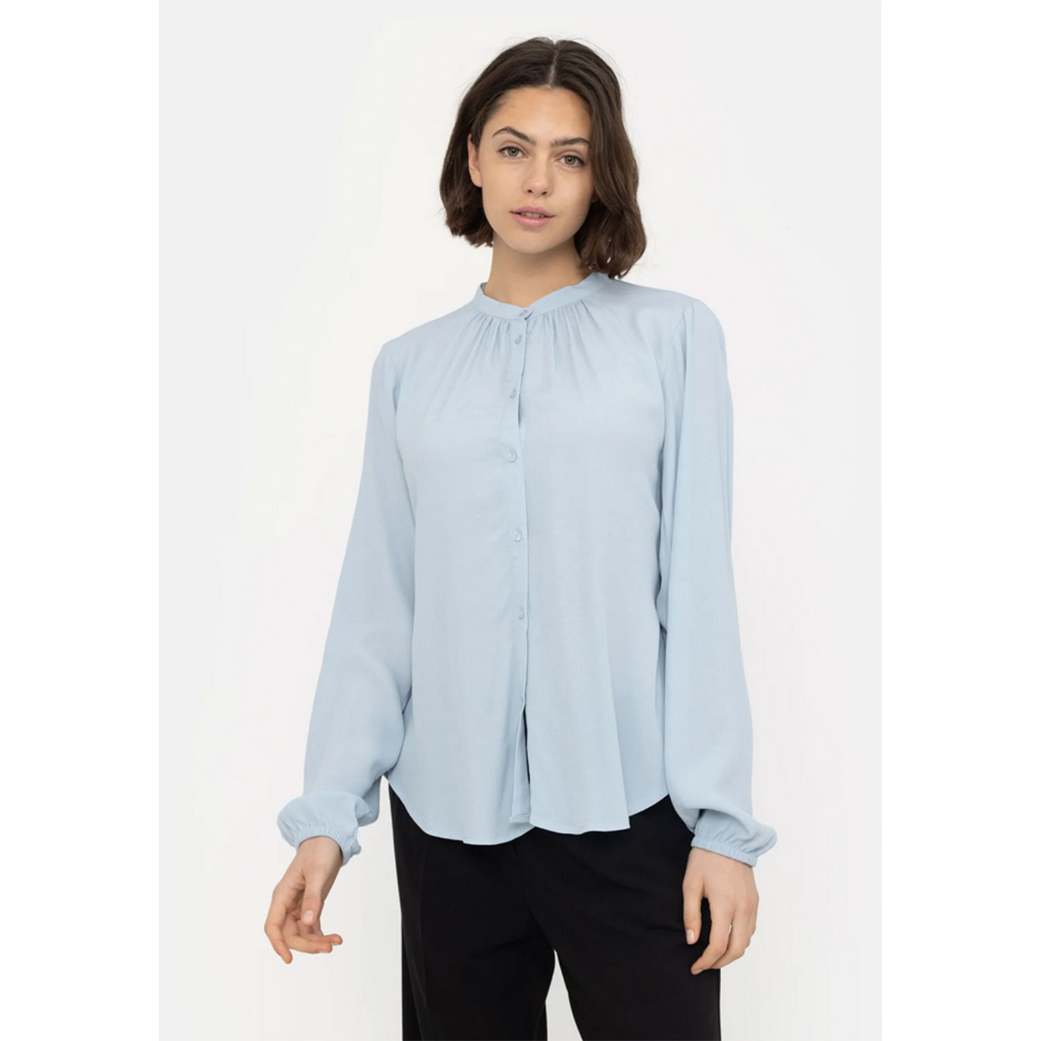 Soft Rebels Anna Bluse Cashmere Blue