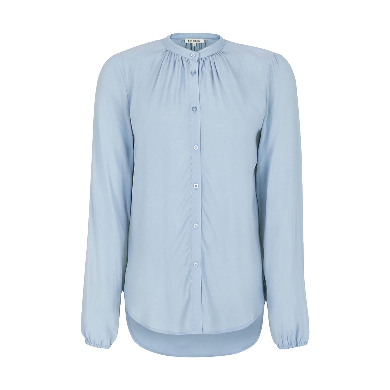 Soft Rebels Anna Soft Rebels Bluse Hellblau vorne