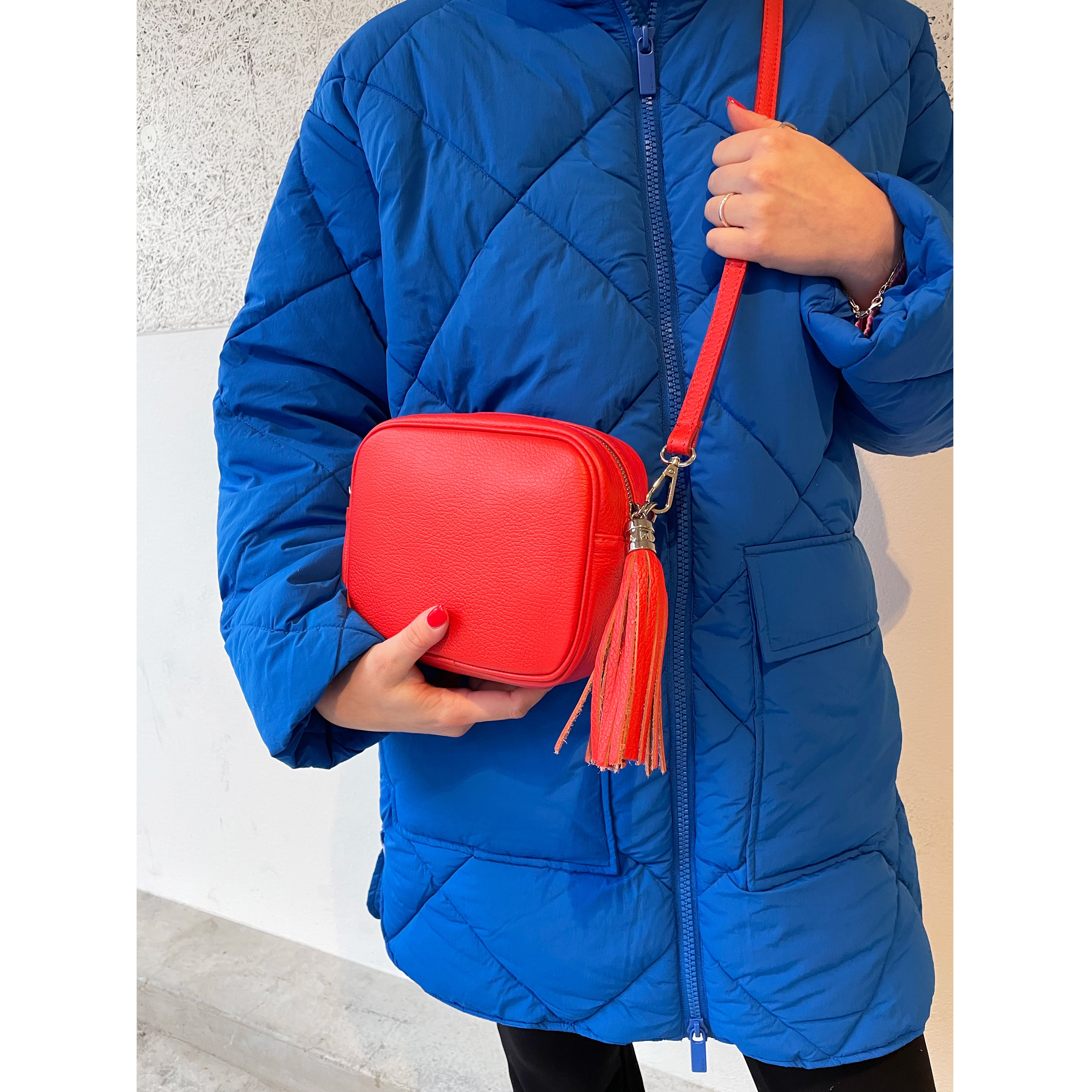 La Garçonne Accessoires Anne Metallic Tasche Argento