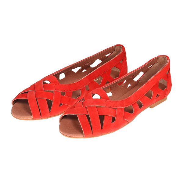 La Garçonne Doreen Escarlata La Garçonne Sandale Rot vorne