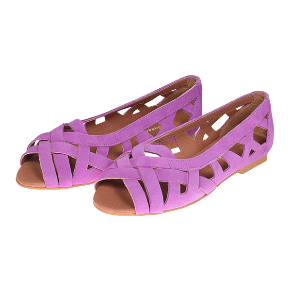 La Garçonne Doreen Jizan La Garçonne Sandale Violett vorne