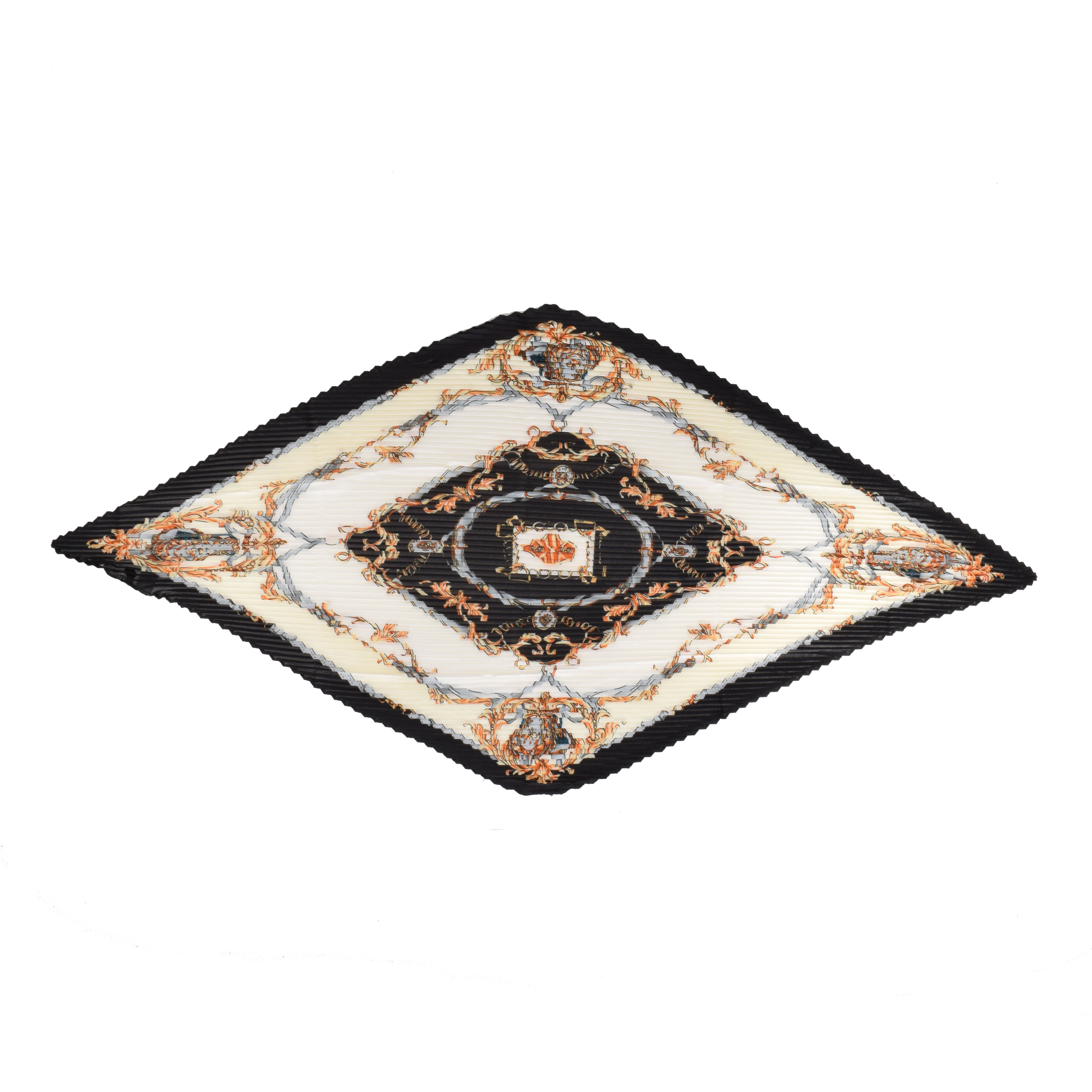 La Garçonne Accessoires Appy Plissee Foulard mit mehrfarbigem Muster von La Garçonne Accessoires offen