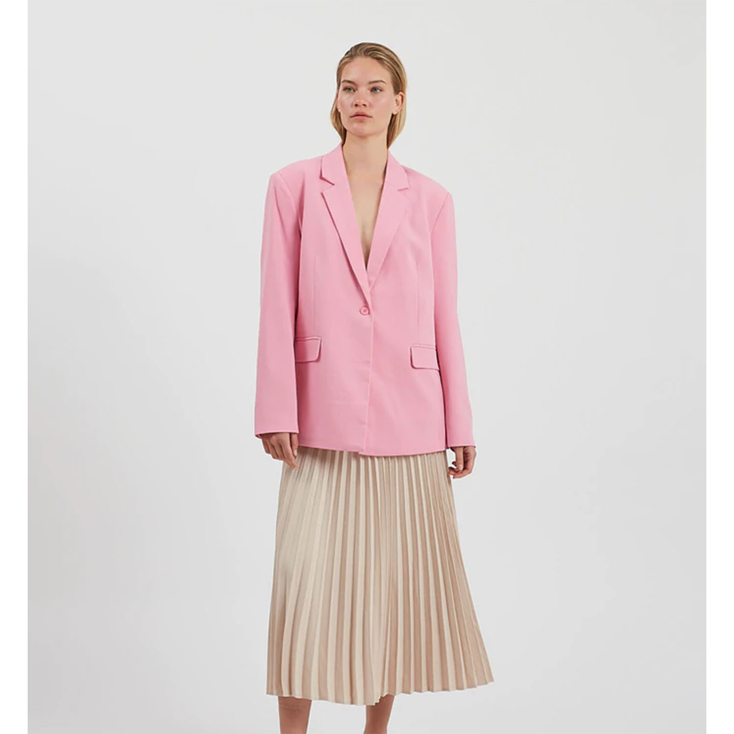 Minimum Arky Blazer Sachet Pink von minimum vorne