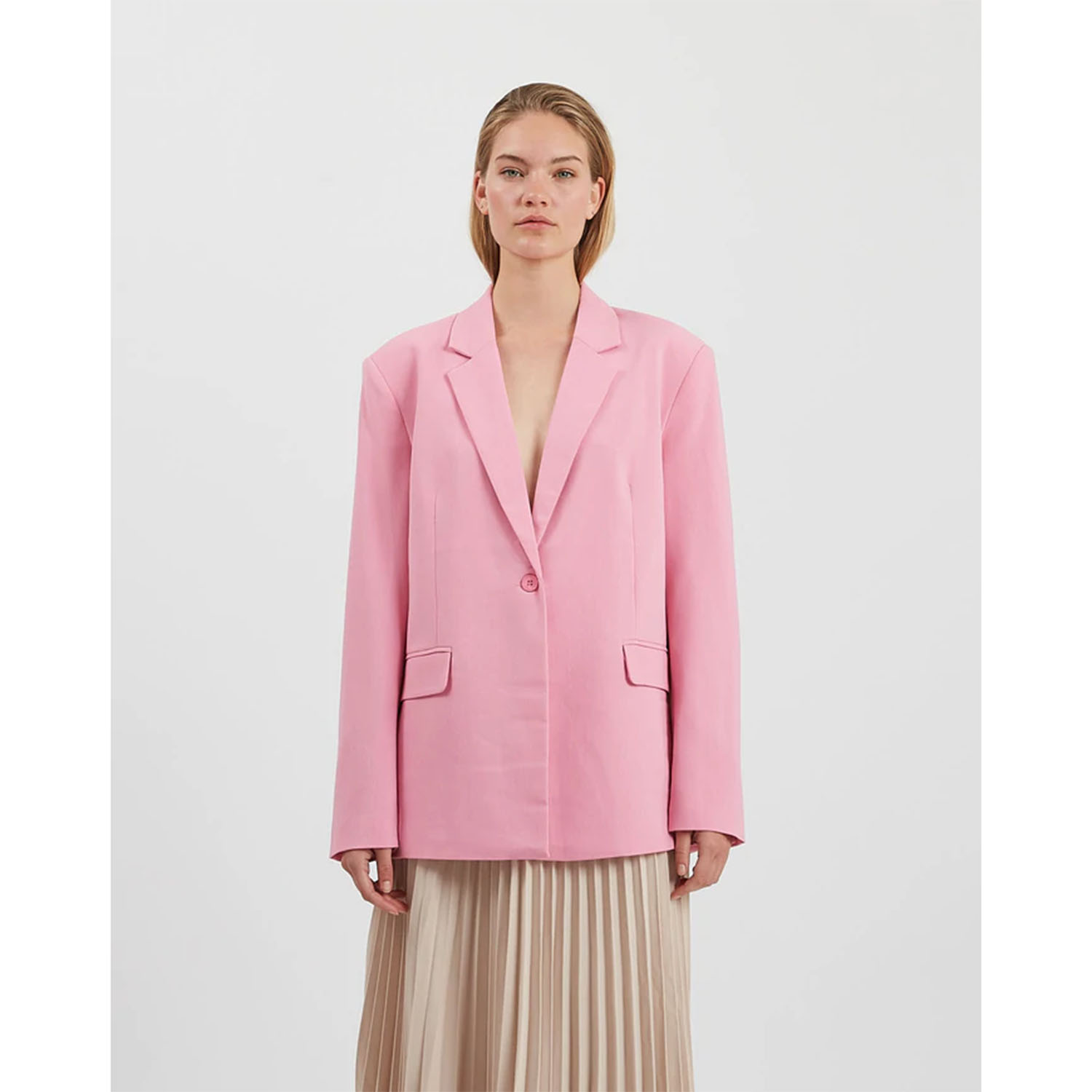 Minimum Arky Blazer Sachet Pink von minimum vorne