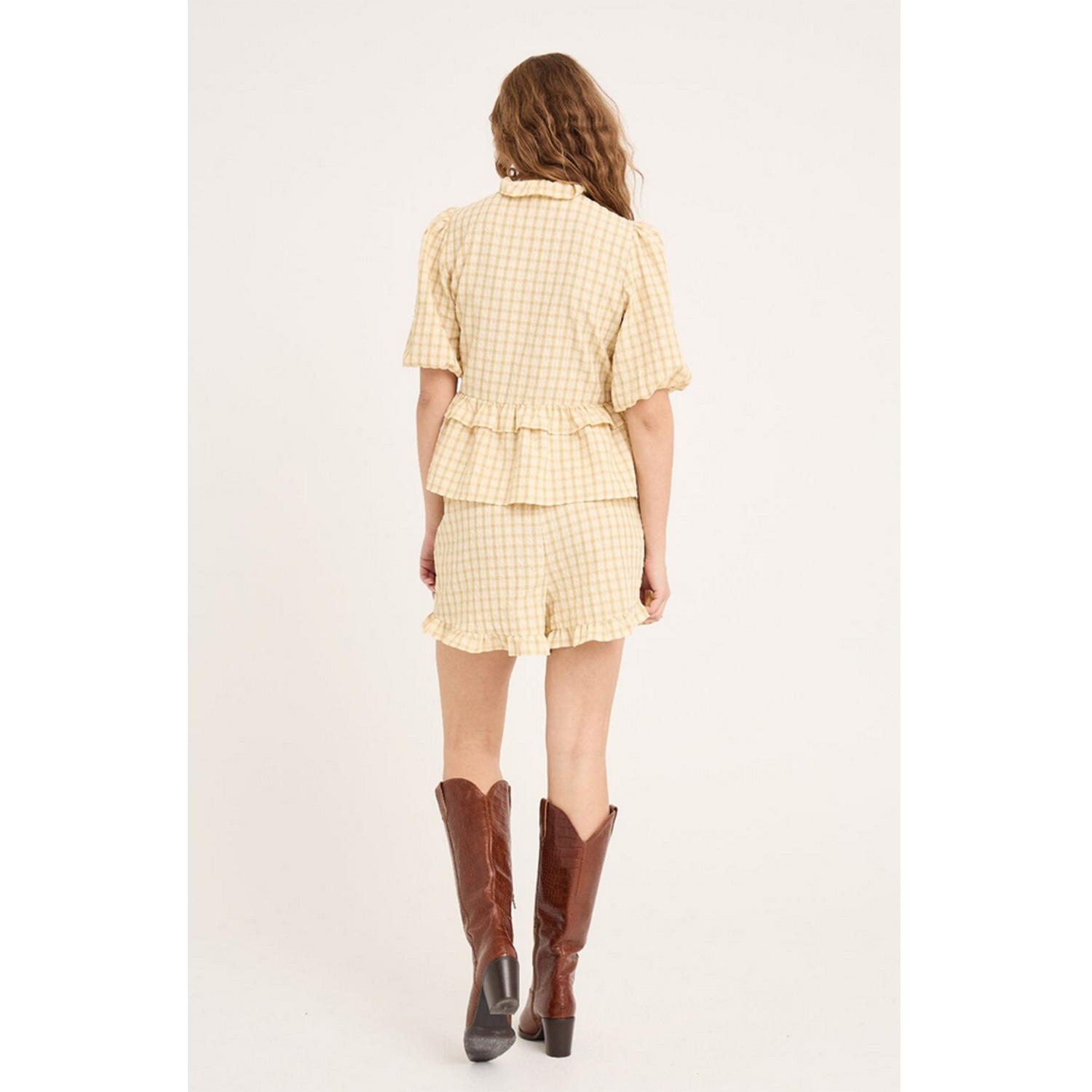 A-View Aulina Shorts Pale Yellow