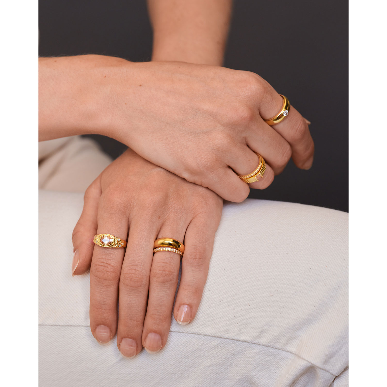 Philippa Studios Aura Philippa Studios Ring Gold Rosa Model