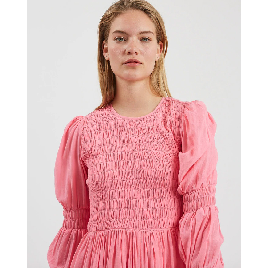 Minimum Auraline Minimum Kleid pink Model detail