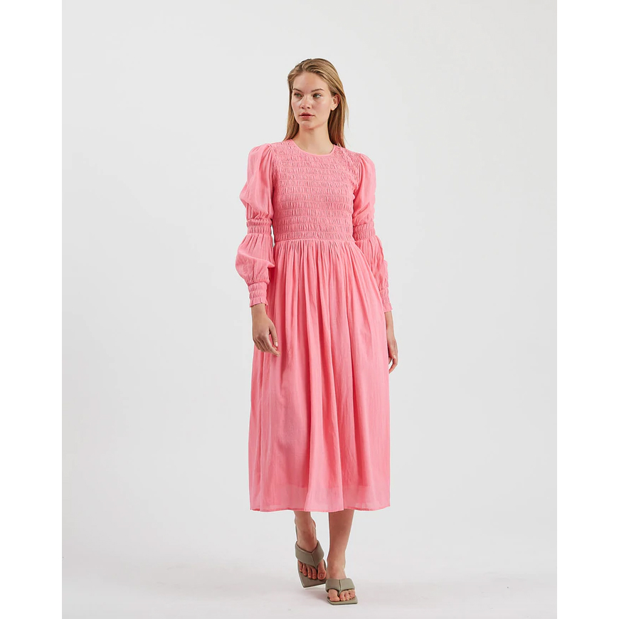 Minimum Auraline Minimum Kleid pink Model vorne
