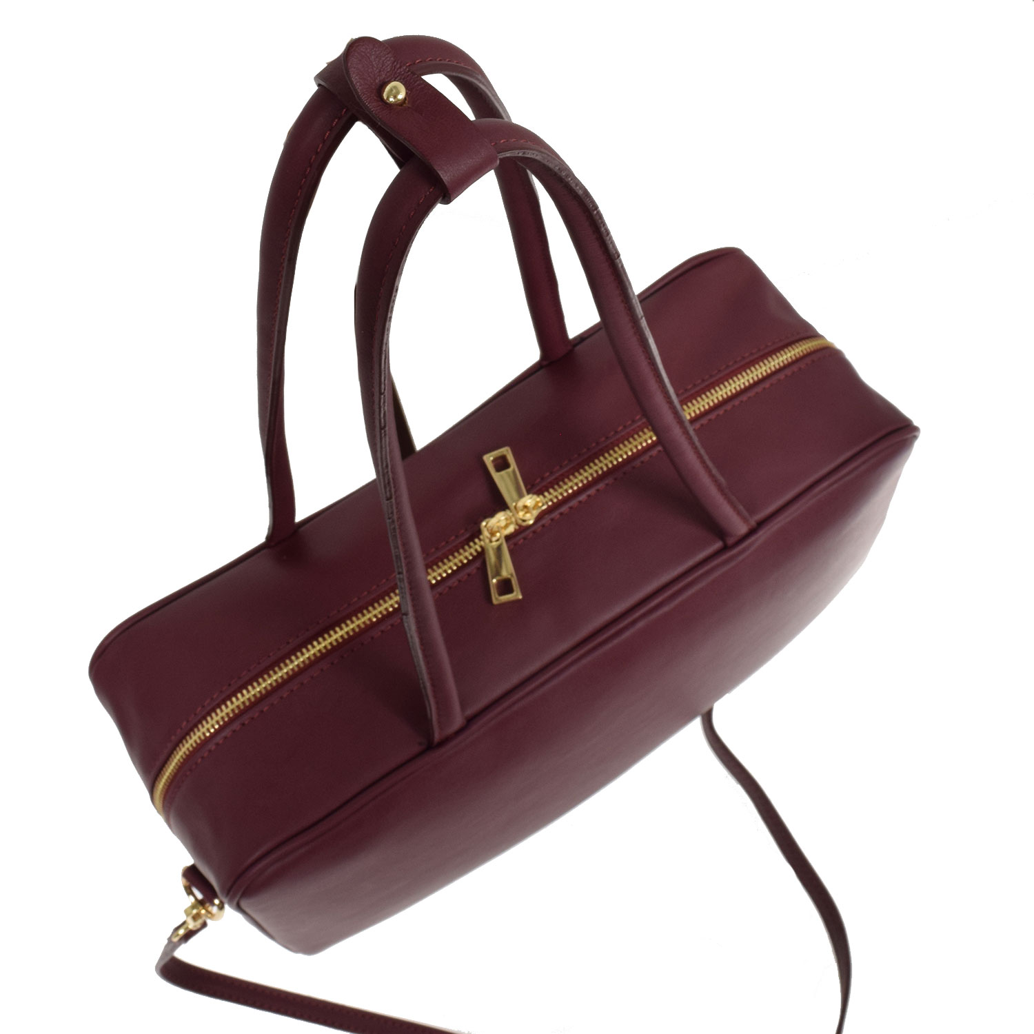 La Garçonne Accessoires Babil Tasche in Bordeaux von La Garçonne Accessoires Detail