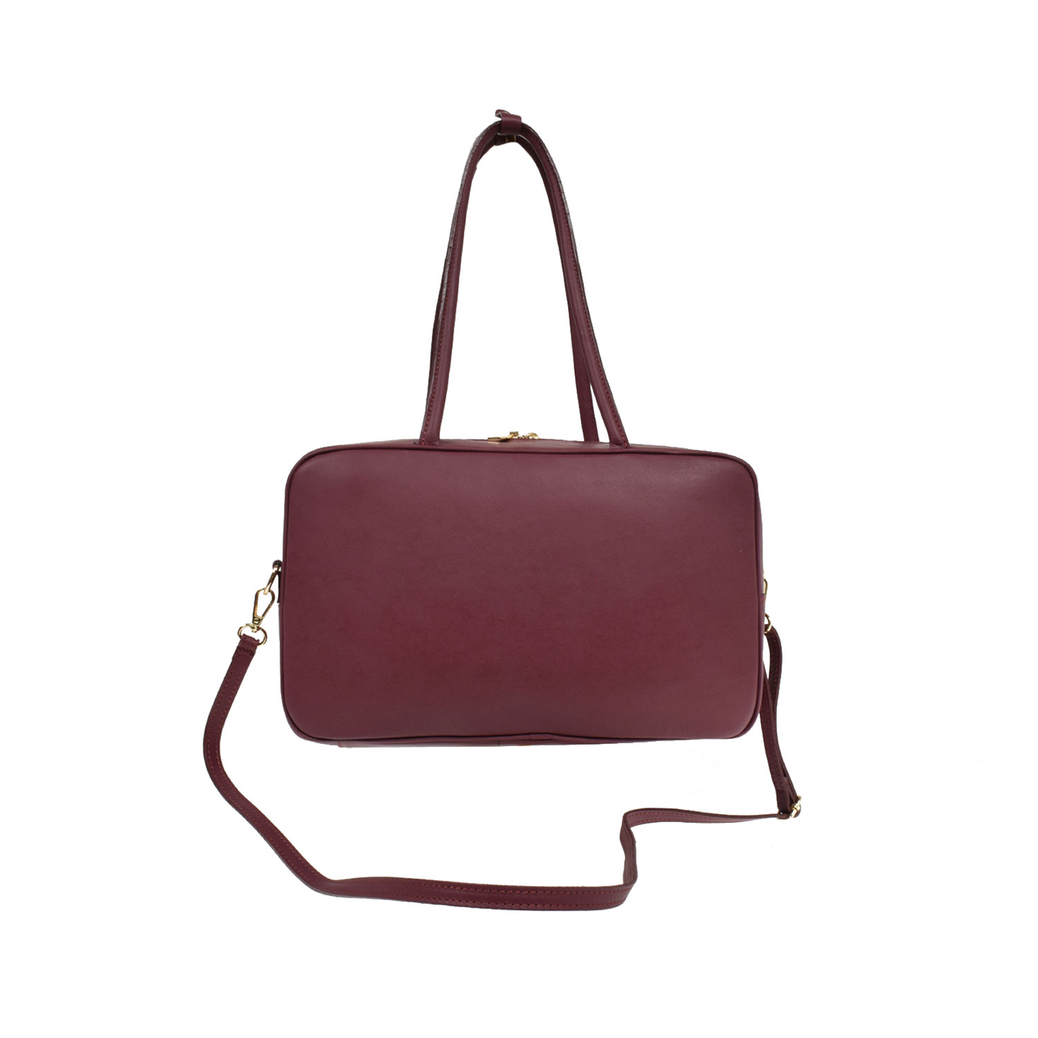 La Garçonne Accessoires Babil Tasche in Bordeaux von La Garçonne Accessoires vorne