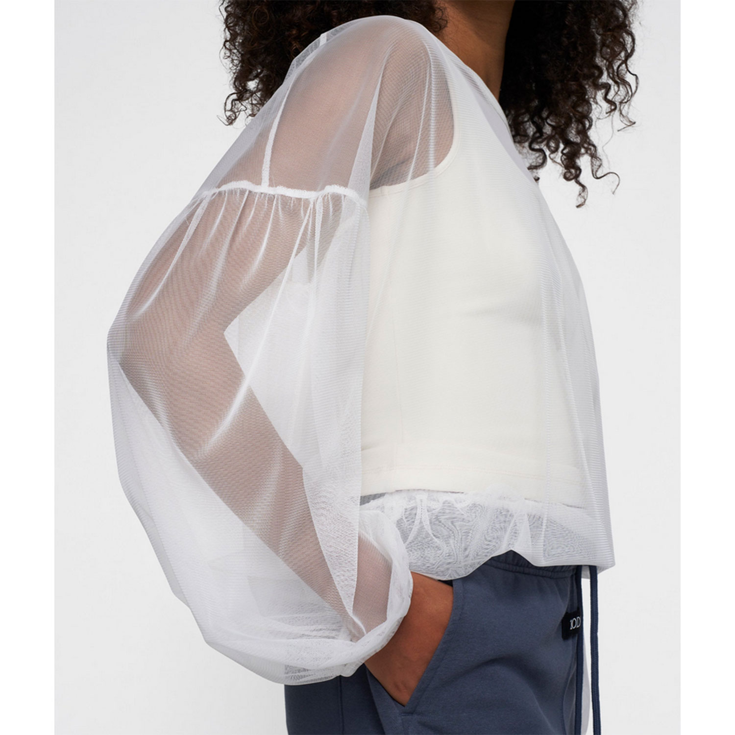 10DAYS Balloon Bluse Ecru