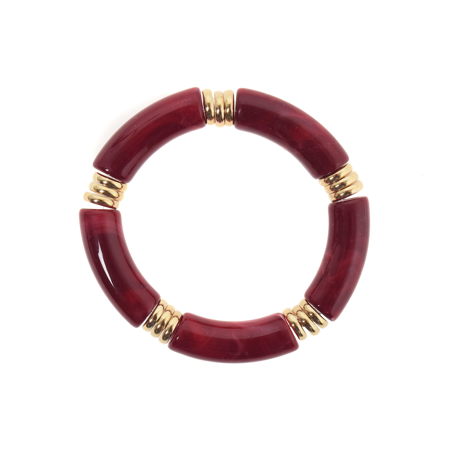 Bangle Armband Bordeaux Marble